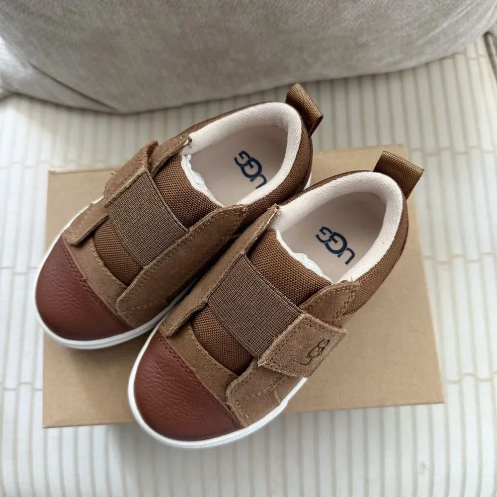 UGG Toddlers Rennon Low Shoes | Chestnut | 1117454T-CHE | Authentic New - Size 8